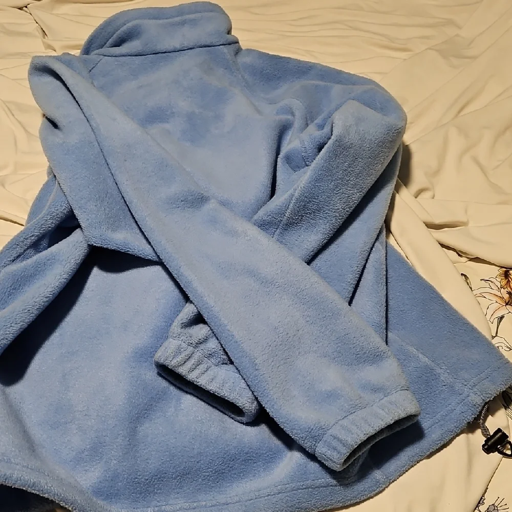 Columbia Women's Light Blue Fleece Jacket - Picture 5 of 7